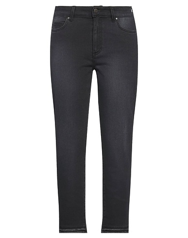 CIGALA'S Denim pants Black 75% Cotton, 22% Polyester, 3% Elastane