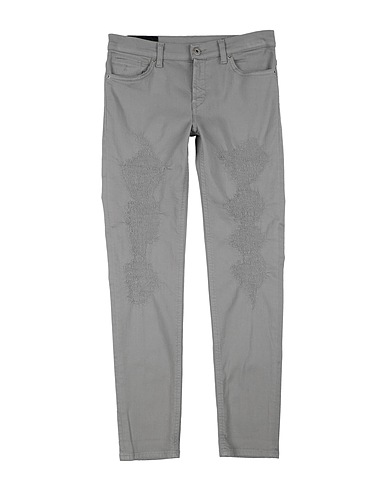 DONDUP Casual trouser Grey 92% Cotton, 6% Elastomultiester, 2% Elastane