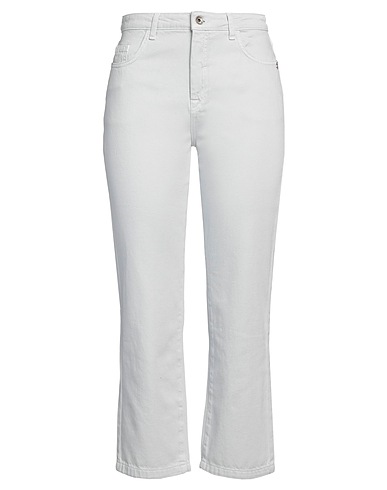 PATRIZIA PEPE Denim trousers Sky blue 100% Cotton