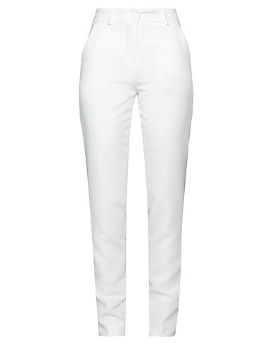 ATOS LOMBARDINI Pantalone Off white 89% Poliestere, 11% Elastan
