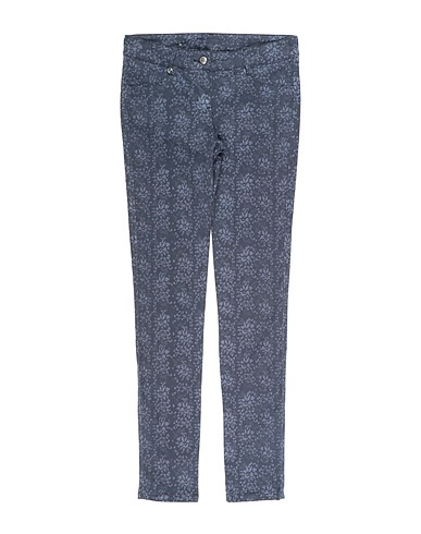 EDDIE PEN Casual trouser Navy blue 97% Cotton, 3% Elastane