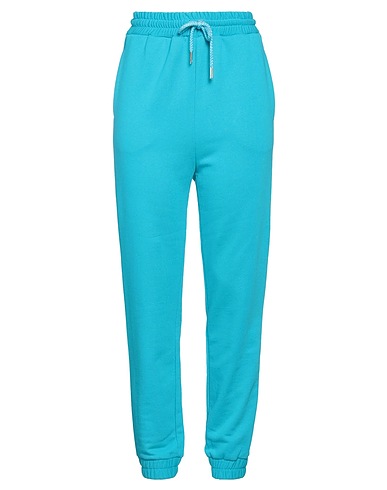 TWENTY EASY by KAOS Casual trouser Azure 100% Cotton
