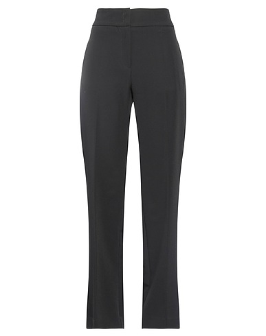 ATOS LOMBARDINI Casual trouser Black 88% Polyester, 12% Elastane