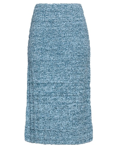 MAISON MARGIELA Midi skirt Sky blue 65% Cotton, 23% Polyamide, 12% Viscose