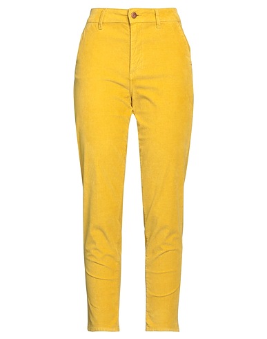 CIGALA'S Pantalone Senape 66% Cotone, 32% Viscosa, 2% Elastan