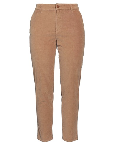 CIGALA'S Casual trouser Camel 66% Cotton, 32% Viscose, 2% Elastane