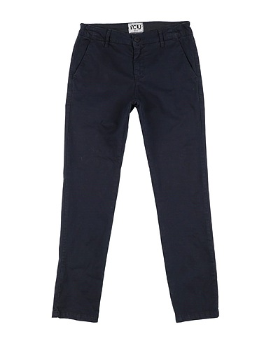 Y-CLÙ Casual trouser Midnight blue 98% Cotton, 2% Elastane