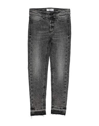 DONDUP Denim trousers Black 90% Cotton, 8% Elastomultiester, 2% Elastane