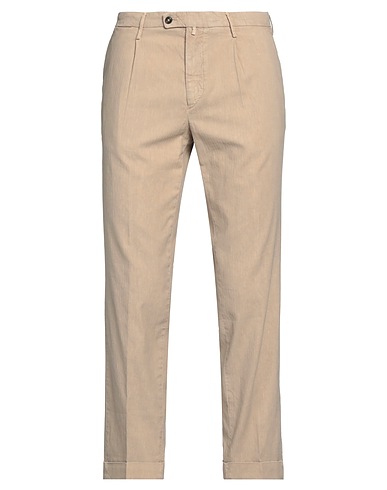 BRIGLIA 1949 Casual pants Beige 72% Cotton, 27% Linen, 1% Polyester