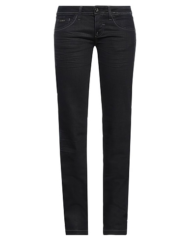 DEK'HER Denim trousers Blue 98% Cotton, 2% Elastane