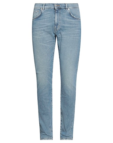 PRPS Denim trousers Blue 99% Cotton, 1% Elastane