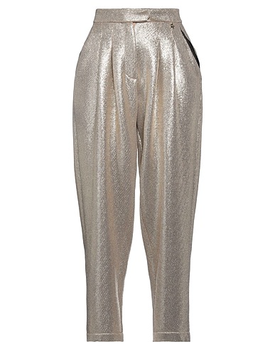 SOUVENIR Pantalone Platino 91% Nylon, 5% Elastan, 4% Fibra di metallo