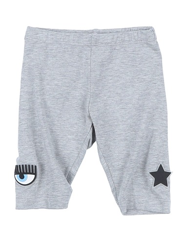 CHIARA FERRAGNI Leggings Grigio 93% Cotone, 7% Elastan