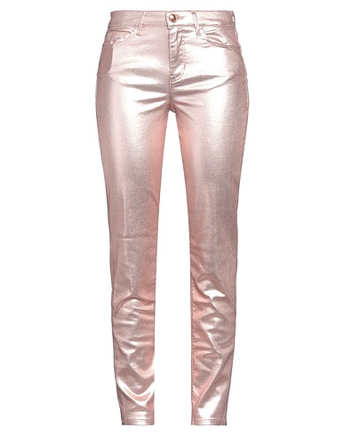 GUESS Casual trouser Rose gold 73% Cotton, 24% Polyester, 3% Elastane