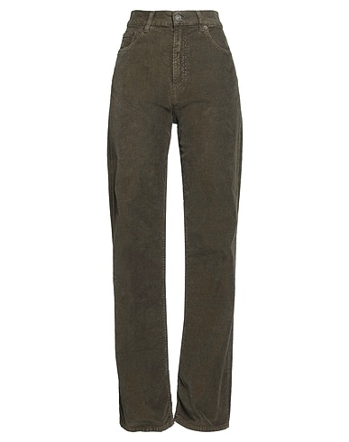 HAIKURE Pantalone Verde militare 97% Cotone, 3% Elastan