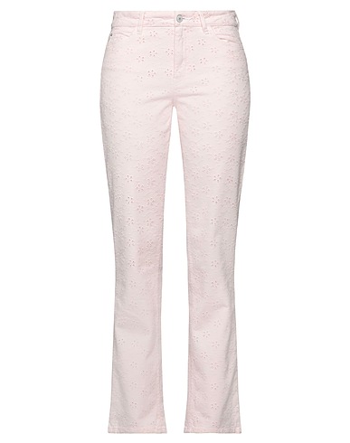 GUESS Denim trousers Pink 98% Cotton, 2% Elastane