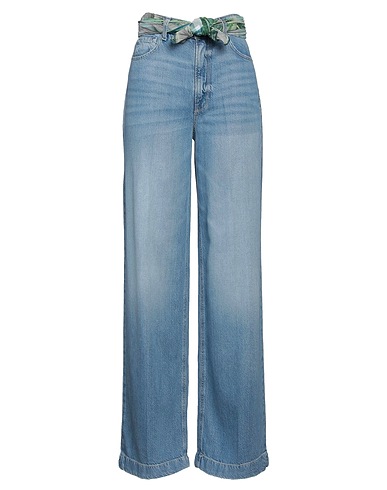 GUESS Denim trousers Blue 91% Lyocell, 9% Cotton