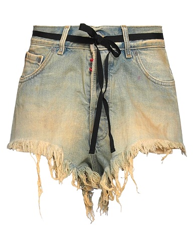 MAISON MARGIELA Denim shorts Beige 100% Cotton