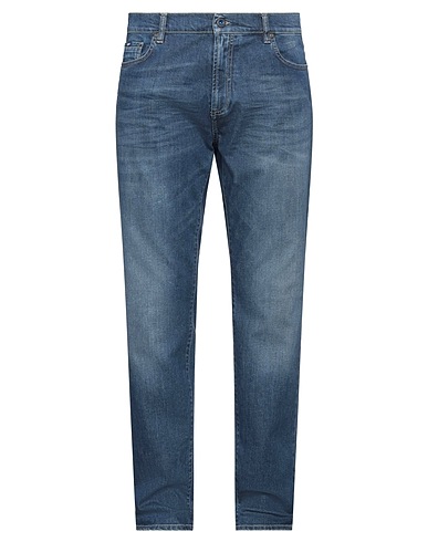 GAS Denim trousers Blue 99% Cotton, 1% Elastane