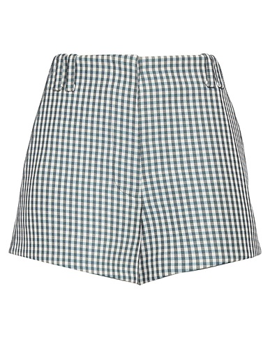 RABANNE Shorts & Bermuda Pastel blue 78% Wool, 22% Silk, Viscose, Elastane