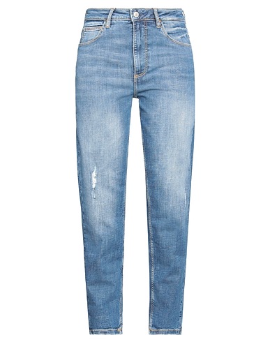 GUESS Denim pants Blue 95% Cotton, 4% Elastomultiester, 1% Elastane