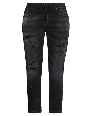 DONDUP BOTTOMWEAR Black 98% Cotton, 2% Elastane