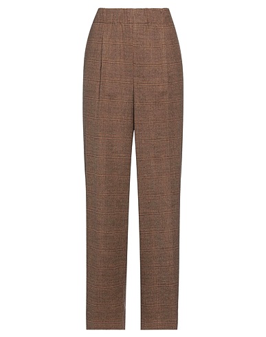 KILTIE Casual pants Khaki 50% Polyester, 48% Viscose, 2% Elastane