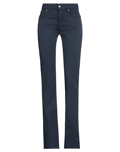 MICHAEL COAL Casual pants Navy 96% Cotton, 4% Elastane