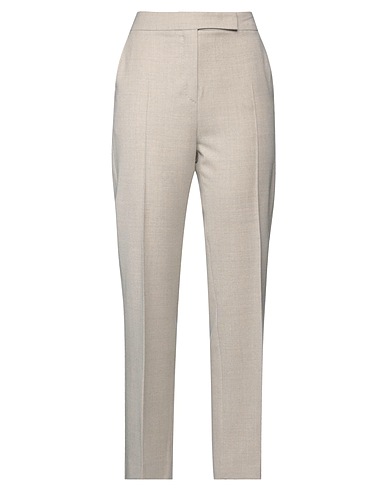 MAX MARA Casual pants Light grey 97% Wool, 3% Elastane