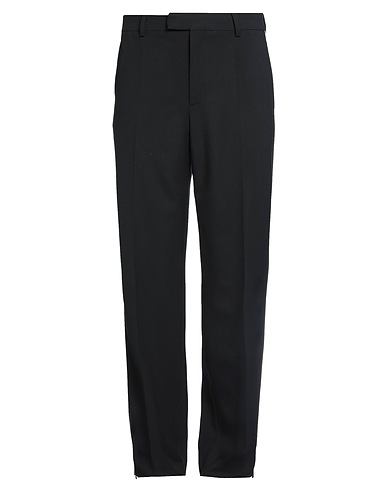 VTMNTS Casual trouser Black 93% Virgin Wool, 7% Elastane