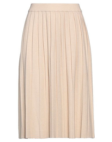 KATE BY LALTRAMODA Gonna midi Beige 50% Viscosa, 30% Poliestere, 20% Poliammide