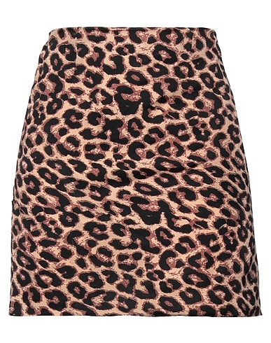 THE PEOPLE VS. Mini skirt Beige 100% Rayon