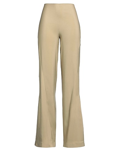 JACQUEMUS Casual trouser Sand 75% Viscose, 21% Silk, 4% Elastane