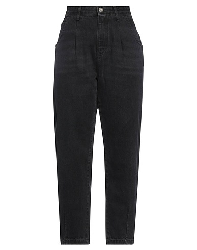 FLY GIRL Denim trousers Black 100% Cotton