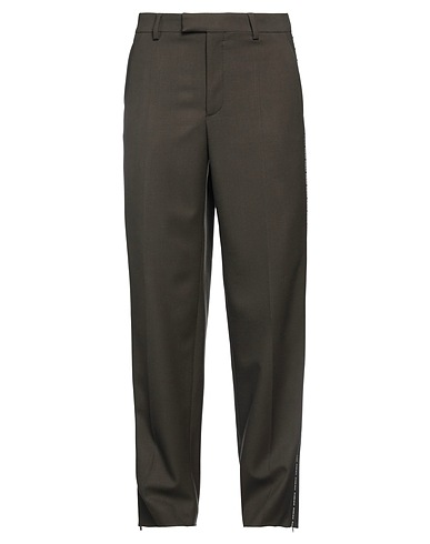 VETEMENTS Pantalón Verde militar 93% Lana Virgen, 7% Elastán