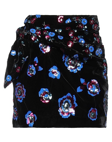 SABINA MUSÁYEV Mini skirt Black 100% Polyester, Terylene