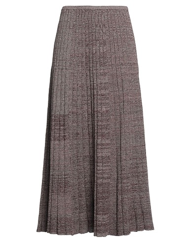 TORY BURCH Midi skirt Plum 80% Cotton, 20% Polyamide