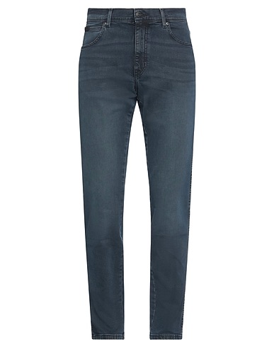 WRANGLER Denim trousers Blue 92% Cotton, 6% Polyester, 2% Elastane