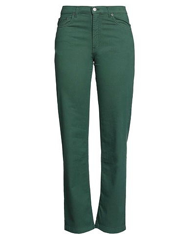 MASSIMO ALBA Casual pants Dark green 95% Cotton, 3% Cashmere, 2% Elastane