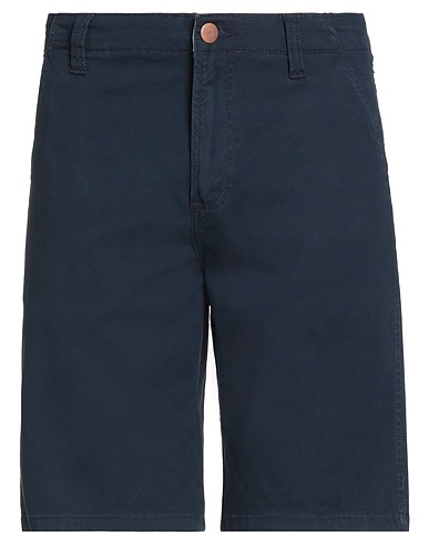 WRANGLER Shorts & Bermuda Navy 98% Cotton, 2% Elastane