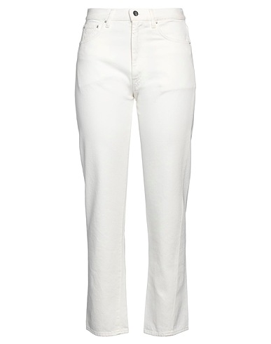 TOTEME Pantaloni jeans Bianco 100% Cotone
