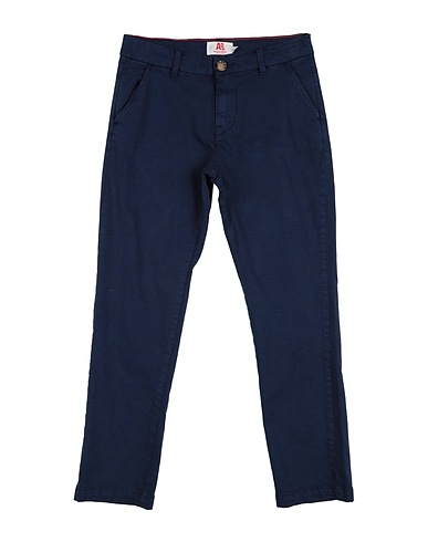 AO76 Casual trouser Navy blue 98% Cotton, 2% Elastane