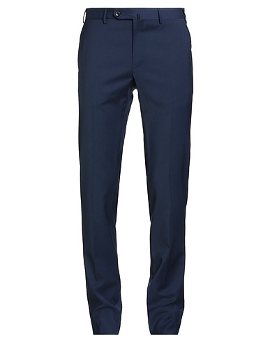 PT Torino Casual trouser Navy blue 54% Polyester, 44% Wool, 2% Elastane