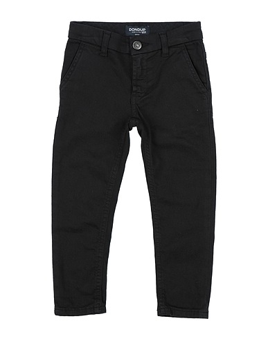DONDUP Casual trouser Black 92% Cotton, 6% Elastomultiester, 2% Elastane