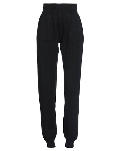 MO-MOI Casual trouser Black 50% Viscose, 27% PBT - Polybutylene terephthalate, 23% Nylon
