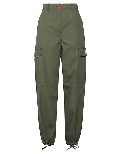 KENZO Casual trouser Military green 100% Cotton