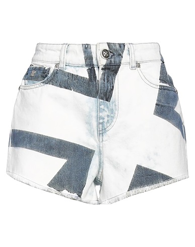 JOHN RICHMOND Denim shorts Blue 100% Cotton