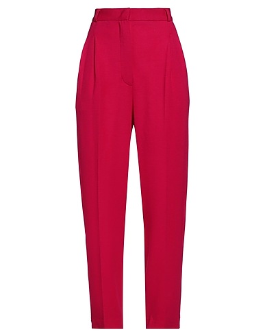 HARRIS WHARF LONDON Casual trouser Fuchsia 100% Virgin Wool