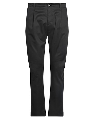 NINE IN THE MORNING Pantalone Nero 98% Cotone, 2% Poliuretano