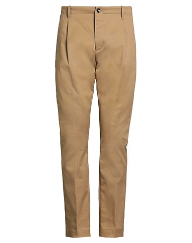 NINE IN THE MORNING Casual pants Camel 98% Cotton, 2% Polyurethane
